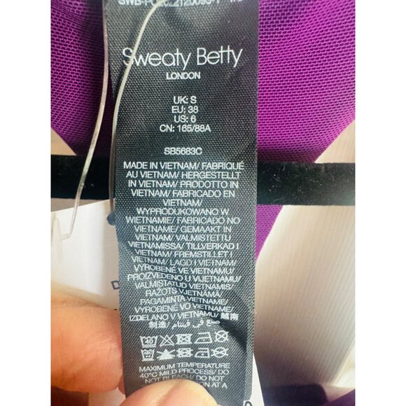 NWT Sweaty Betty Purple Racerback Power Workout Tennis Golf Skort Dress Sz 8 - Picture 10 of 11